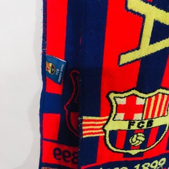 FC Barcelona Spain Football Futbol Soccer Scarve - Picture 2 of 7